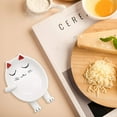 thumbnail image 2 of Ceramic Spoon Rest,Cartoon White Cat Spoon Rests,Multi-Functional Utensil Spoon Rest Holder, 2 of 4