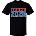 thumbnail image 2 of OXI T-Shirt - Trump 2020, Basic Casual T-Shirt for Men's and Women Fleece T-Shirt Short Sleeve - Black Small, 2 of 3