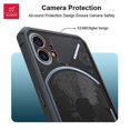 thumbnail image 3 of Funda transparente a prueba de golpes y anticaídas compatible con Nothing Phone 1, 3 of 5