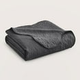 thumbnail image 5 of IR Imperial Rooms 3Pc-Embossed Bedspread Microfiber Floral Vintage Quilt Set Lightweight Full/Queen Charcoal, 5 of 9