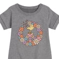 thumbnail image 3 of Peanuts - Floral Peace Sign - Woodstock - Toddler & Youth Girls Fleece Dress, 3 of 6