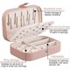 thumbnail image 3 of Jewellery Box Organiser Small Travel Portable Faux Pu Leather Jewelry Storage, 3 of 5