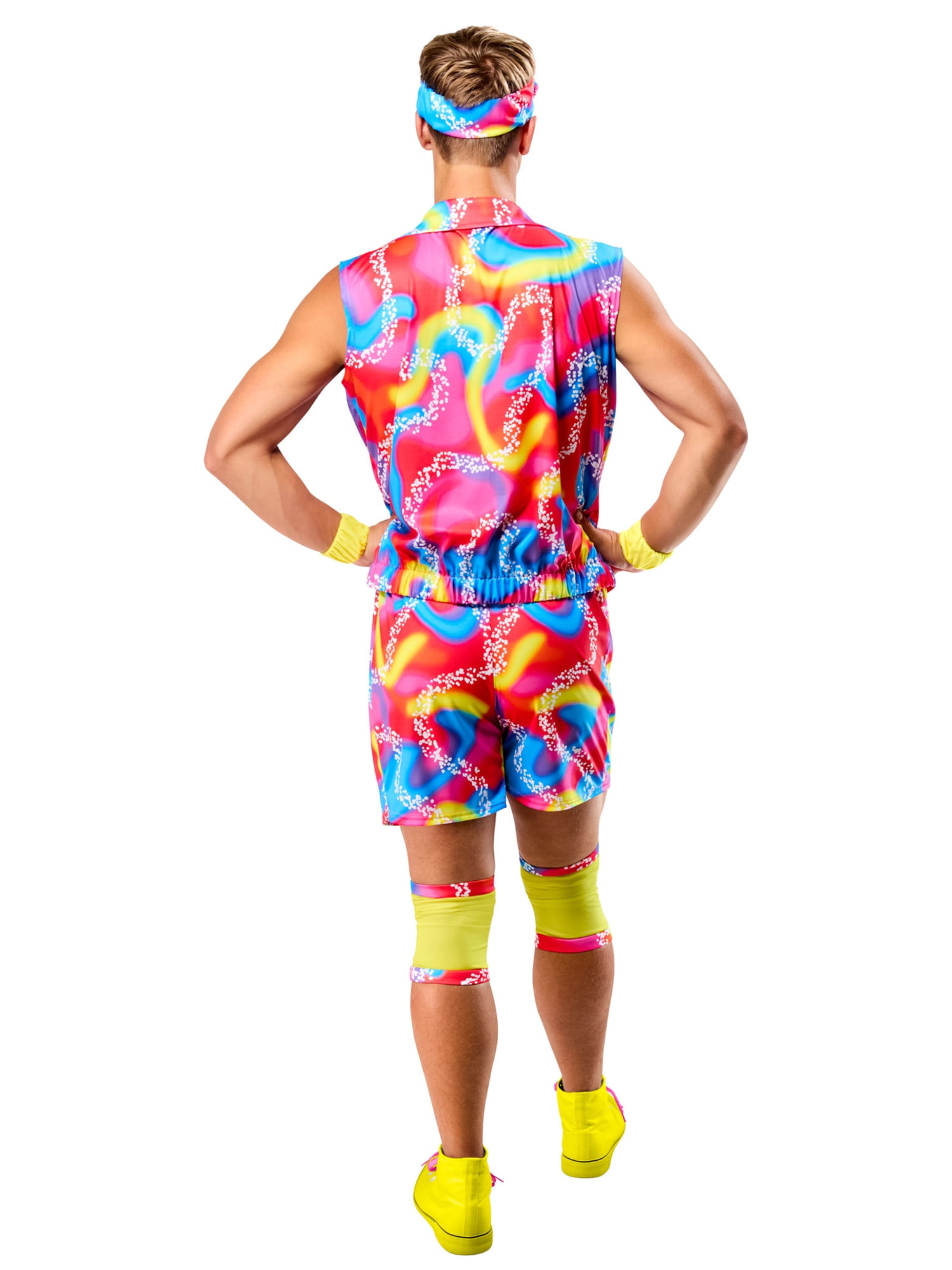 Barbie Movie Neon Rollerblading Ken Costume for Adults by Rubies, Men's