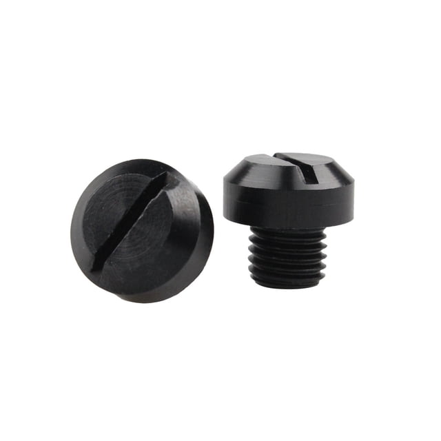 Speravity 2 piezas Universal motocicleta CNC proceso espejo retrovisor agujeros tapones tornillos resistentes al desgaste pernos impermeables Vehículos, repuestos y accesorios Mis Negro