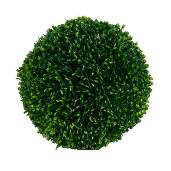 A&B Home Set of 2, 6" Green Boxwood Decorative Spheres