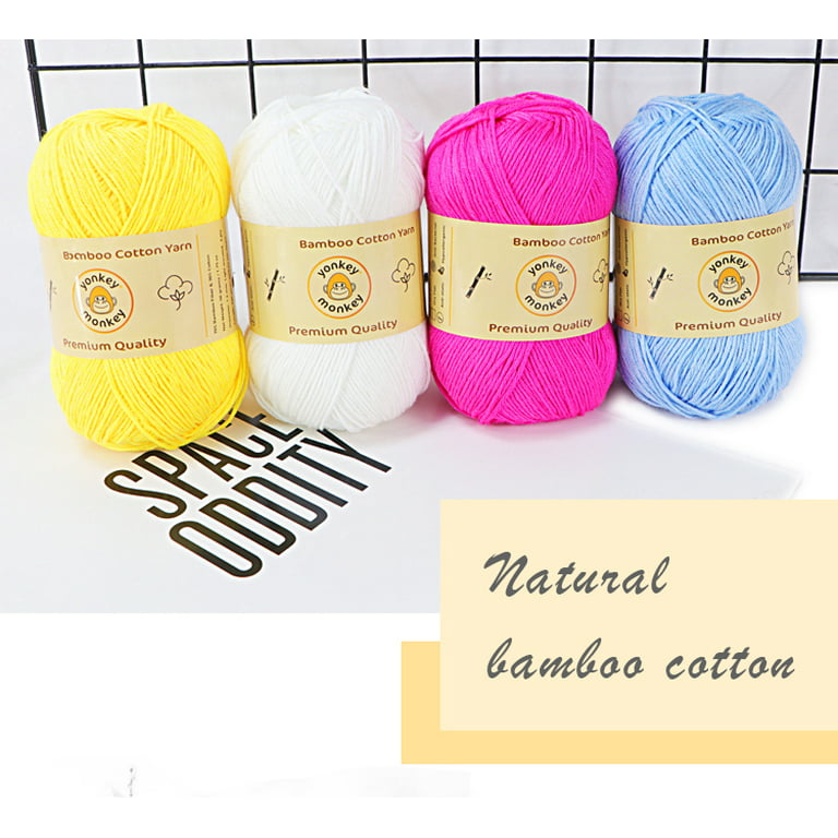 Yonkey Monkey Skein Tencel Yarn - 70% Bamboo, 30% Cotton - Softest