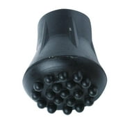 Extra Grip Standard Cane Tips in 1 inch Black