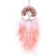 thumbnail image 1 of Atrapasueños shaofei árbol de la vida hecho a mano plumas grandes decoración de pared árbol rosa grande, 1 of 2