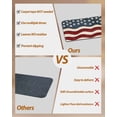 thumbnail image 3 of Stair Treads for Wooden Steps, Retro American Flag Peel and Stick Stair Treads with Reusable Adhesive, White Star Red Blue US Flag Non Slip Indoor Stairs Runner Rugs Mats for Elders Dogs 8"x30" 10PCS, 3 of 7