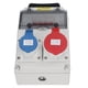 thumbnail image 5 of Construction Power Distributor 5 Pin Handheld Wall Power Distributor with 1pc for Schuko Socket 230V Or 400VAC, 5 of 5