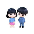 thumbnail image 1 of Ayyufe Miniature Dolls 2Pcs/Set Boy Girl Cartoon Doll Miniature Ornaments Garden Dollhouse Decoration, 1 of 4