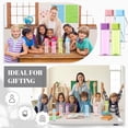 thumbnail image 3 of 30 Pcs Water Bottle Bulk 17 oz Plastic Sports Water Bottles for Kids Adults Reusable Leak Proof Portable Drink Container Large for School Classroom Travel Camping Fitness Office(Black), 3 of 7