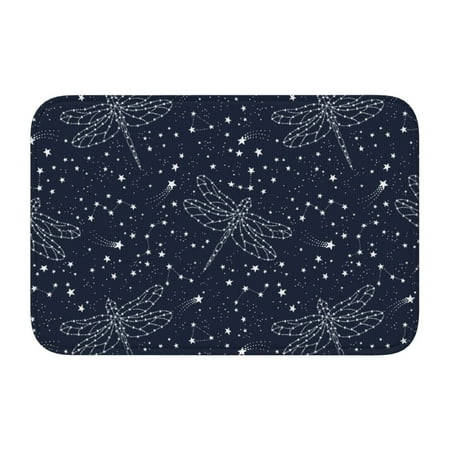 

Adjustable Apron - Bib Apron for Men Women dragonfly stars navyblue starry Waterproof Chef Aprons for Kitchen Gardening Cooking