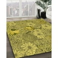 thumbnail image 2 of Ahgly Company Indoor Square Patterned Oak Brown Area Rugs, 4' Square, 2 of 6