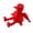 3-Red, variant on Sitting Pose Angelic Figurine with Movable Joints Articulated Statue Ornament Christmas Home Desk Shelf Decoration Craft