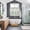 White Green, variant on Green Eucalyptus Leaves Kitchen Curtains Window Panels, Daisy Summer Botanical Watercolor Insulated Window Treatment Curtain, Grommet Curtains for Bedroom/Living Room/Bathroom, 2 Piece 52"Wx72"L