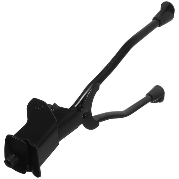 AURARMLET 1-Pack Double Leg Bike Kickstand Alloy Black Support Parking and Storage