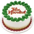 thumbnail image 2 of Decoración para tartas DecoPac Feliz Navidad 12 unidades color rojo y verde, 2 of 4