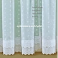 thumbnail image 3 of Today's Curtain, Ribbon Eyelet Tier 36", White, 60" W x 36" L, 3 of 13