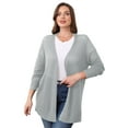 thumbnail image 2 of Daystry Women Casual Lightweight Cardigan Cover Up Open Front Breezy Long Sleeve Summer Blouses, 2 of 12