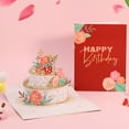 LIANXUE Happy Birthday Card For Kids Wife Husband 3D Birthday Cake For lianxue-happy-birthday-card-for-kids-wife-husband-3d-birthday-cake-for
