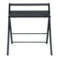 thumbnail image 3 of Escritorio para Computadora FurnitureR Plegable con Estante Negro Tamaño L81.5 * W61 * H83cm, 3 of 8