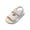 Beige, variant on Odeerbi 2025 Girls Sandals Baby Girls Boys Children's Beach Shoes Soft Sole Toe Crash Sandals Roman Sandals