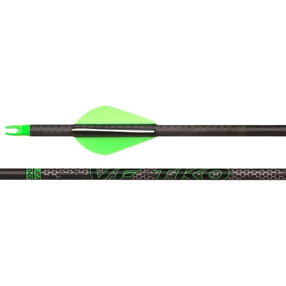VICTORY ARCHERY VFORCE TKO Gamer Low Torque Fletched 8.7 GPI 6pk Arrows (VFTKG-350FB-6)