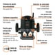 thumbnail image 2 of ROUTER IND. 2-1/2 HP 1800 W VAR. 6.3 kg TRUPER 16611 Truper ROU-NX2, 2 of 3