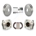 thumbnail image 1 of Transit Auto Rear Coated Brake Drum Shoe Hardware and Wheel Hub Bearing Assembly Kit for Car Nissan Sentra - Left Right Side (Driver Passenger) K7D-100042, 1 of 11