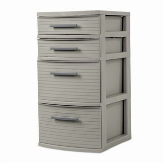 Drawer ドゥロワー 別注 traditional wetherwear Amazon.com: Sterilite 4-Drawer Wide Weave Tower, Espresso Frame