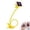 Yellow, variant on 30IN Flexible Gooseneck Cell Phone Holder, Clip On Lazy Phone Stand, Adjustable Long Arm Mobile Bracket for Bedside Headboard Office Desk Mount