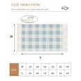 thumbnail image 2 of Blue Checkered Washable Area Rug 3'x5', Blue White Buffalo Plaid Woven Cotton Tassels Kitchen Rugs, Non Slip Indoor Door Mat Throw Carpet for Entryway Living Room Nursery Laundry Room, 2 of 9