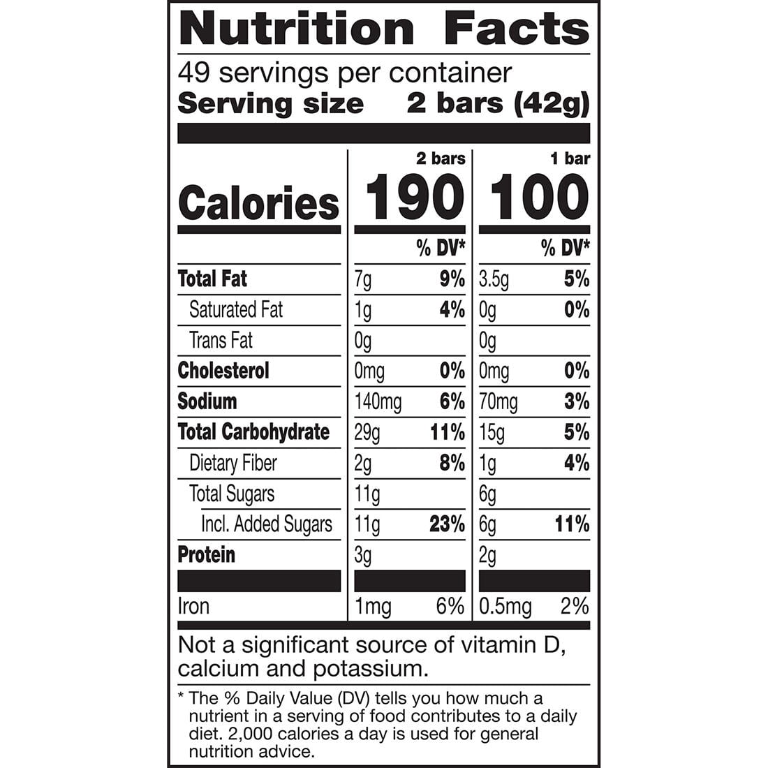 Product of Nature Valley Oats 'n Honey Crunchy Granola Bars 2 Pk. 49 Ct.