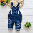thumbnail image 2 of LIhncine Baby Toddler Boys Adjustable Denim Pants Kids Denim Overalls Jumpsuits Cute Outdoor Bib Shortalls Jean Overalls, 2 of 8
