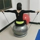 thumbnail image 5 of Base de soporte para pelota de aro de estabilidad inflable para silla de yoga y pilates Gris, 5 of 6