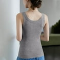 thumbnail image 4 of Gray Ladies Slim Tunic Oversized Square Neck Rayon Top Vest Shape Wear Body Shapers for Women Sleeveless Spaghetti Strap Cami Tank Tops 2025 XL, 4 of 5