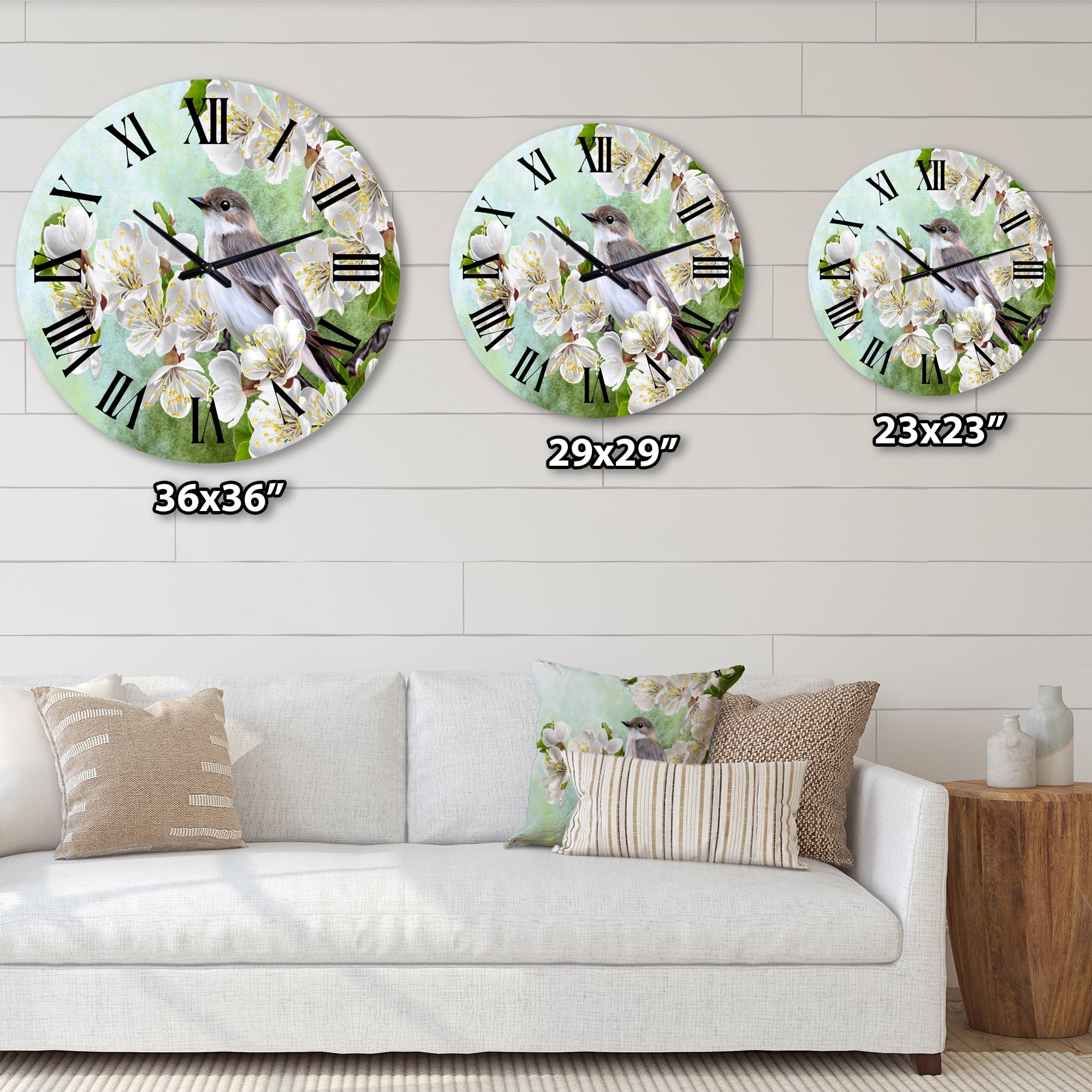 Designart 1 in Traditional Wall Clock