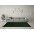 thumbnail image 3 of Ahgly Company Indoor Round Abstract Emerald Green Contemporary Area Rugs, 4' Round, 3 of 4