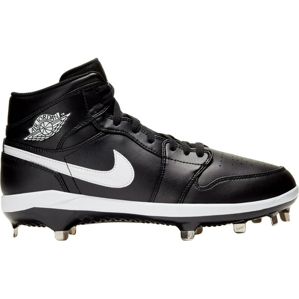 all black jordan 1 cleats