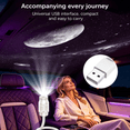 thumbnail image 3 of 2027 Upgraded Hd Smart Dynamic 5d Holographic Night Light Projector Plug and Play Hd Star Projector, 360° Adjustable Hd Galaxy and Ocean Projector for Bedroom Ceiling(7 Projection Films), 3 of 10