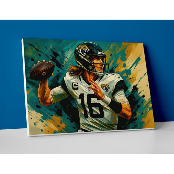Trevor Lawrence Jaguars Poster or Wrapped Canvas