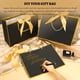 thumbnail image 4 of Bolsas de Regalo VZZNN 24 Piezas Medianas y Grandes 32x25x11 cm Negro-Dorado, 4 of 7