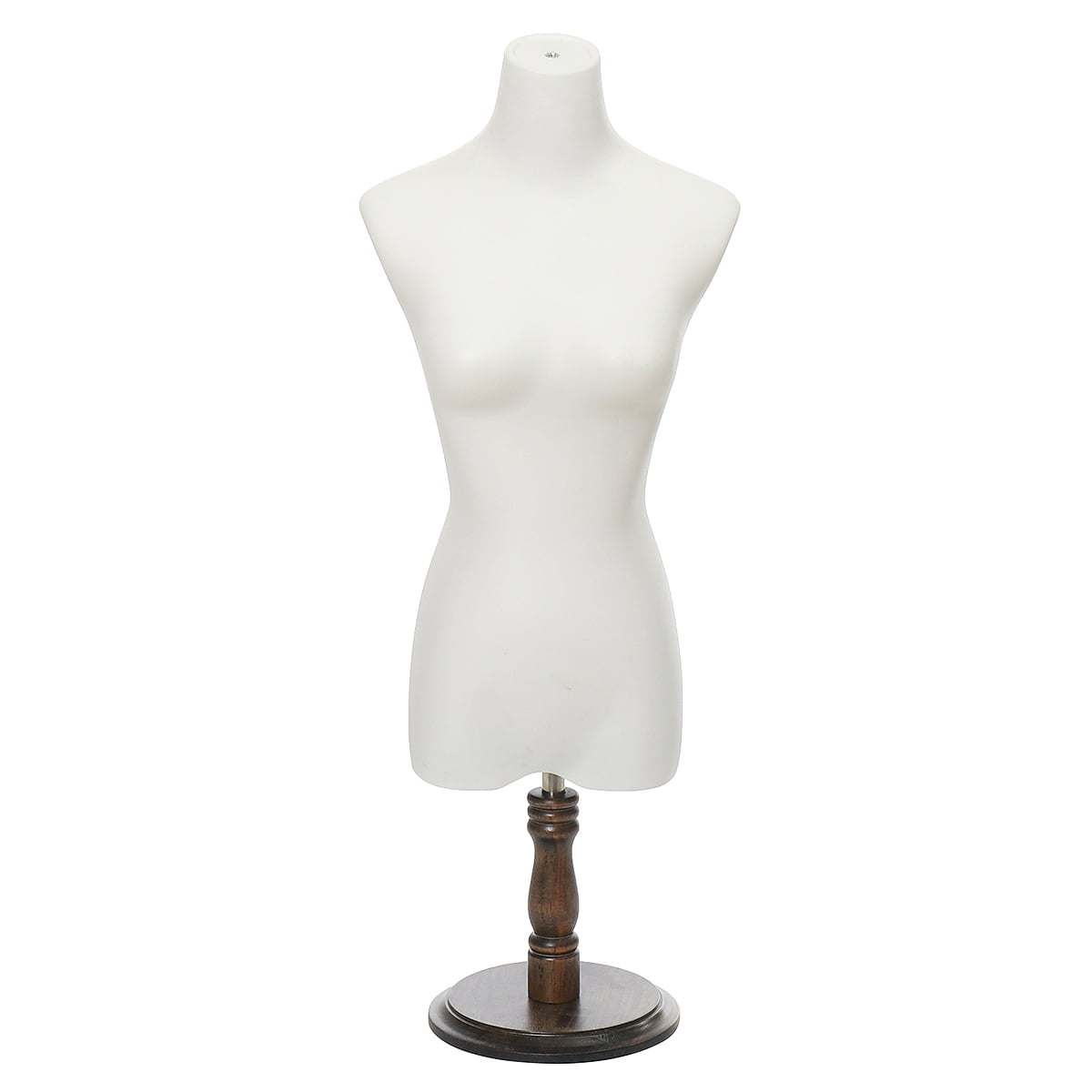 Female Mannequin Torso Body Dress Form with Tripod Base Stand,Non-Straight Pinnable, 60”-67 Adjustable Height,34” 26” 35”,for Clothing Jewelry Display 