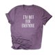 thumbnail image 2 of Pntutb adultos mujeres hombres o-cuello manga corta letra impresión suave Amily regalos top camiseta Pntutb Pntutb-8654, 2 of 5