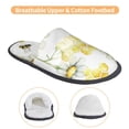 thumbnail image 3 of Balery Sweet Honey Pantuflas de Casa de Felpa Silenciosas con Diseño Estampado, Zapatillas Cómodas Antideslizantes de Algodón para Interior-Medium, 3 of 8