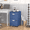 Blue, variant on SteeLoong File Cabinet on Whells,Freestanding Storage Organizer,Green Metal 2-Drawer,Letter Size,Easy Assemble