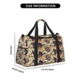 thumbnail image 3 of Kdxio Fashion Hippie Girl Travel Duffel Bag Gym Bag Weekender Travel Bag Gym Bag for Women &Men Airplane Travel Essentials for Flying, 3 of 7