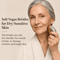 thumbnail image 6 of Hoyecl Soft Lymphatic Drainage Face Brush for Mature Skin - Morning Depuff, Sculpt & Contour, No Oil Gua Sha Brush for Face, Gentle on Sensitive Skin, 6 of 10