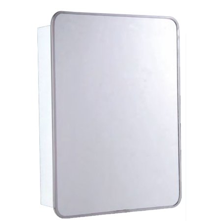 Surface Mounted Rounded Corner Medicine Cabinet Right Hand Hinge